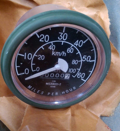 Speedometer HMMWV Jeep M151 M998 M35a2 M-Series MS39021-2 ,6680-00-933-3599 NOS