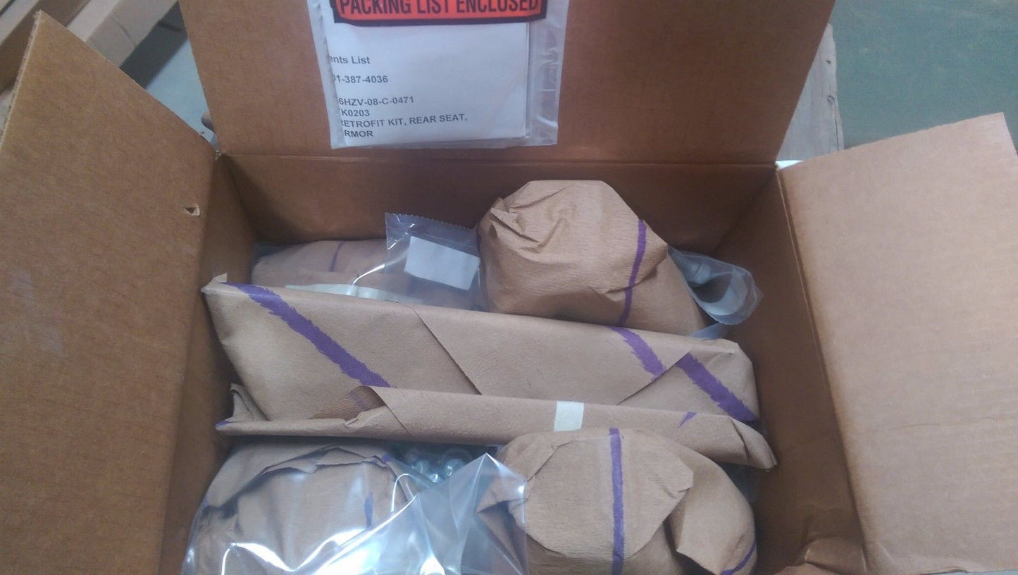 HMMWV Hummer H1 3 Point Rear Seatbelt Retrofit Kit  NEW,M998, HUMVEE n