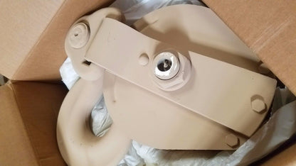 8 Inch Block and Tackle w/ Hook 10 Ton 20,000 Pounds, Military Truck Heavy Duty