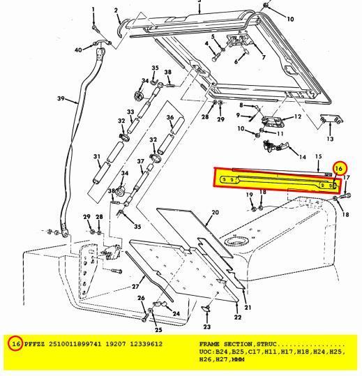 NEW HMMWV Hard Top "C Pillar", Slant back Humvee M998 12339612, 5583093