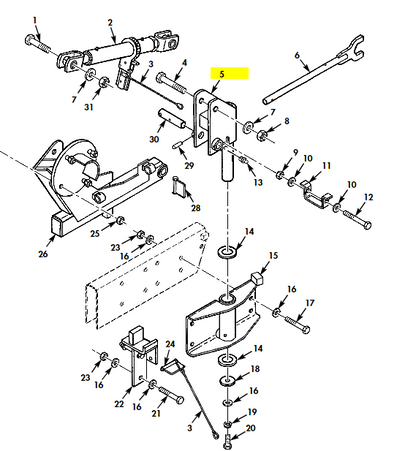 M998 HMMWV HUMVEE RHINO SPARE TIRE RACK SWIVEL  STA002-02P