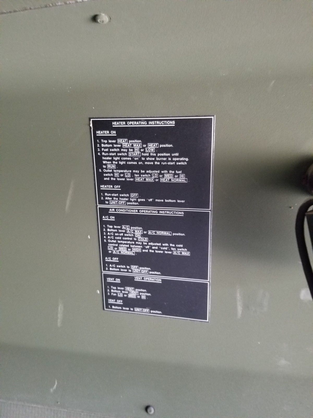 M998 HUMVEE AMBULANCE BODY HMMWV Ambulance Hard Top *RARE*