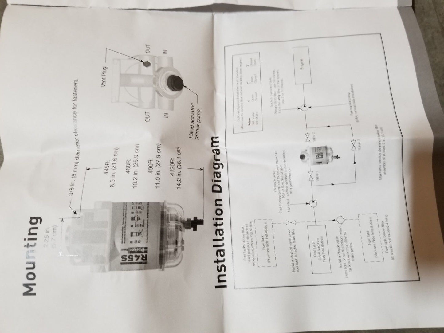 RK-22210 PARKER RACOR KIT-HEAD ASSY. 400 SERIES RK22049 2910-01-367-7423.