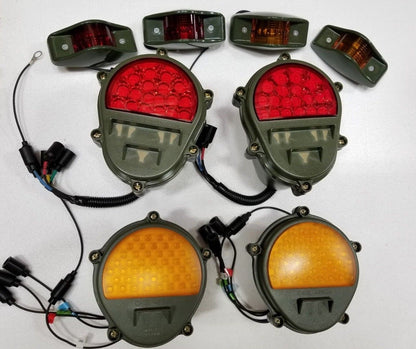 NEW LED HMMWV CONVERSION LIGHT KIT BRAKE TURN SIGNAL SIDE MARKER M998 HUMVEE