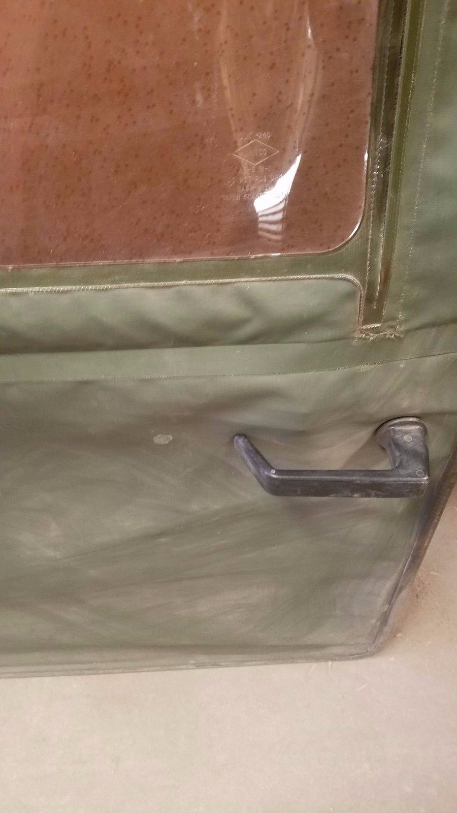 M998 HMMWV Hummer  Front LEFT Door GREEN  12340231-1 Humvee