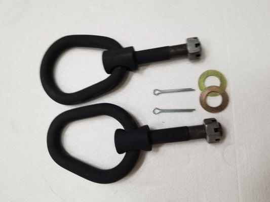 HMMWV M998 Rear Bumper Shackle Ring 12447089-2 Airlift Bumper Humvee Set, Nut