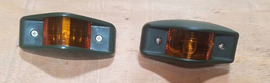 LED HMMWV (2) Side MARKER Light AMBER Set 24V M998 12446845-1 Military Truck
