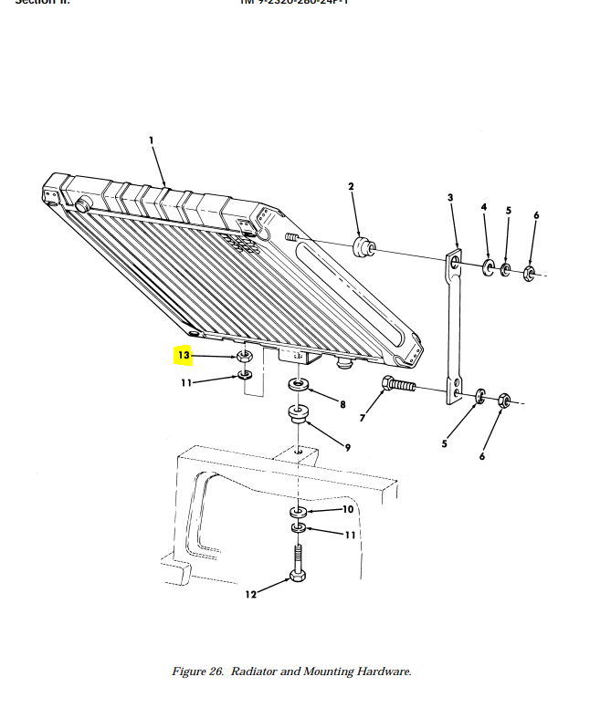 (50) HUMMER H1 AM HUMVEE M998 Radiator Mount Nut Tractor Truck 9422301