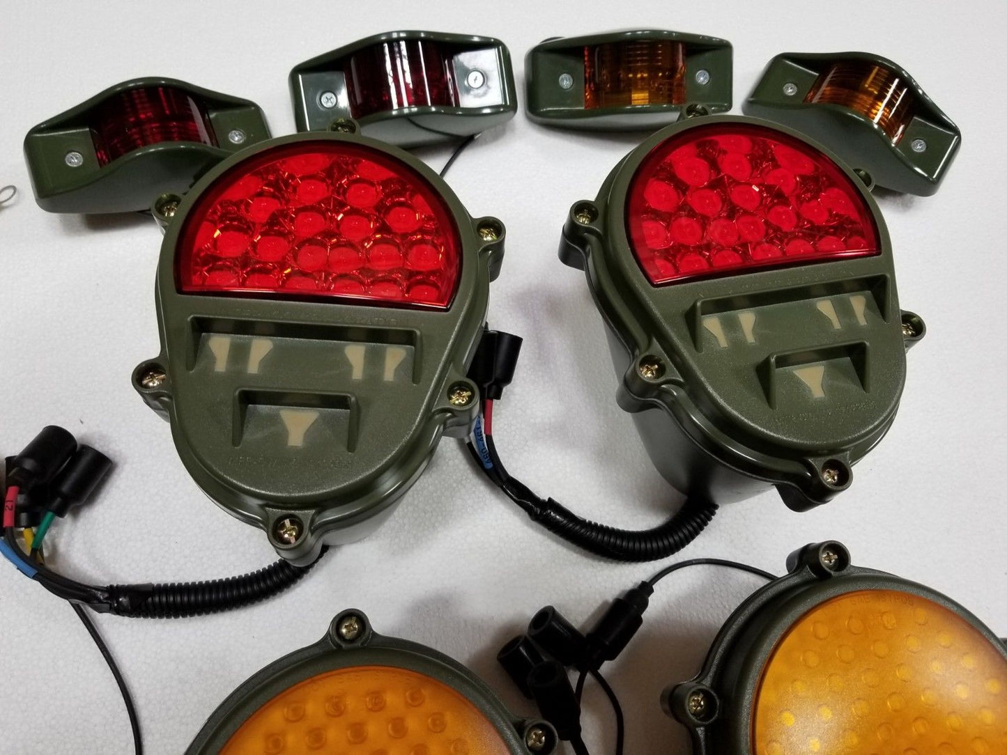 NEW LED HMMWV CONVERSION LIGHT KIT BRAKE TURN SIGNAL SIDE MARKER M998 HUMVEE