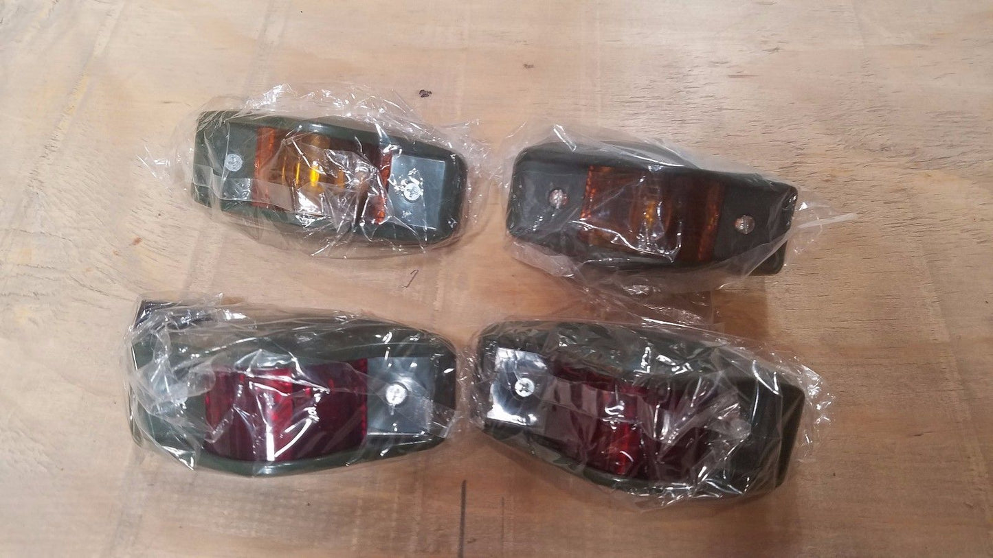 HMMWV M998 Humvee LED SIDE MARKER KIT Red, Amber Military Truck 24V FRONT M35A2