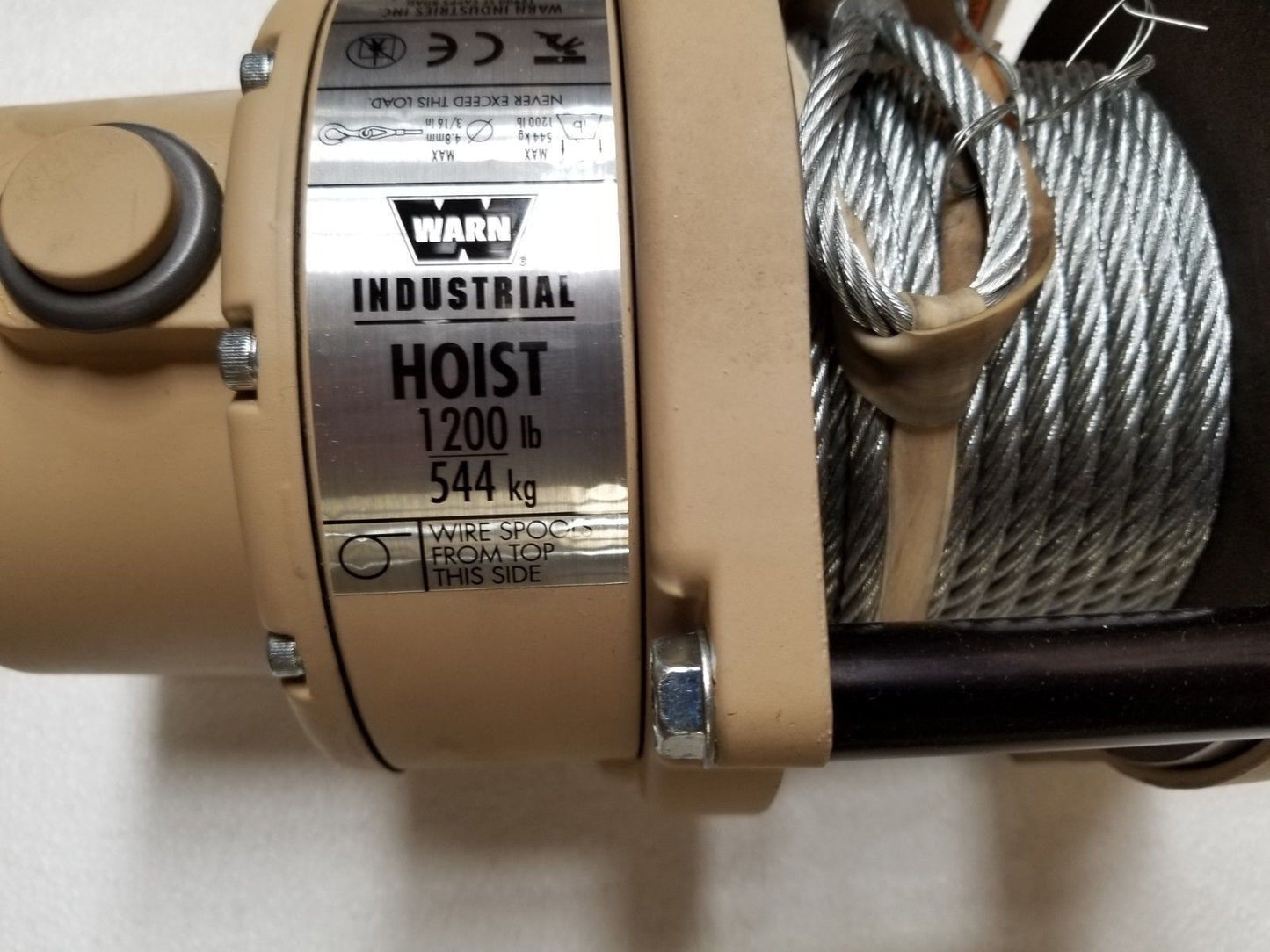 WARN 80418 Military Winch 1200lb HMMWV MRAP M998 M1038 M1151 LMTV M1078 FMTV 24V