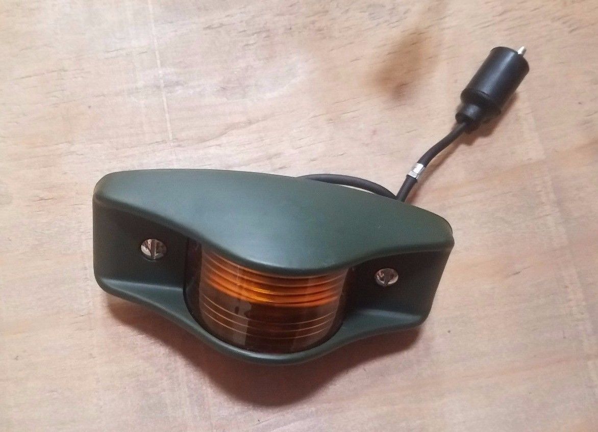 LED HMMWV (2) Side MARKER Light AMBER Set 24V M998 12446845-1 Military Truck
