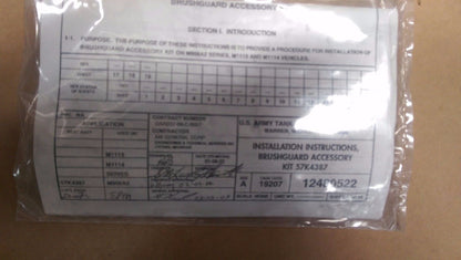 NOS HMMWV M113/114/M998 BRUSH GUARD GRILLE Humvee 57K4387 Military Truck Grille