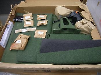 HMMWV HUMVEE H1 2 Rear Seat Belt & Insulation kit, 2510-01-410-7037, M998