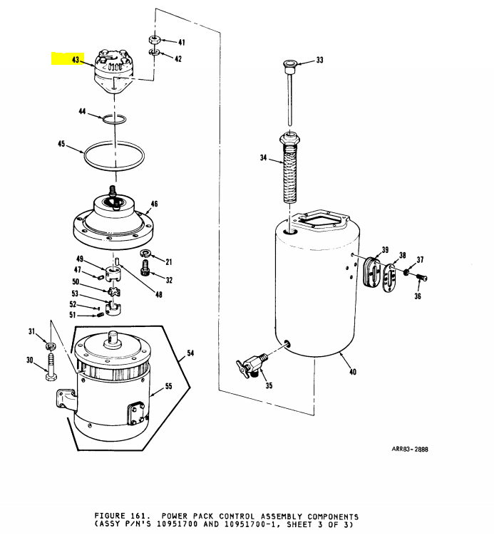 M60 M109 Pump Rotary 7973635 4320-00-332-0080 7973635