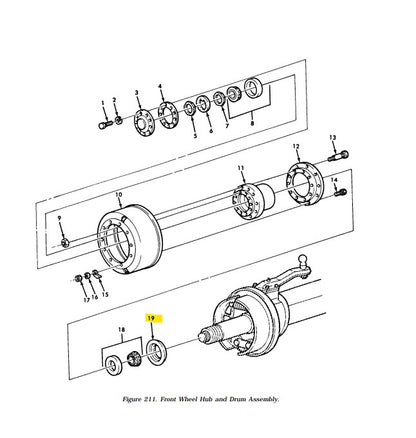 M809 5 Ton Truck Inner Hub Seal M39 M54 M939A1 Series Axle
