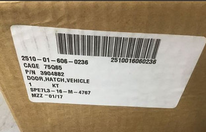 MTVR 7 TON VEHICULAR DOOR HATCH KIT 2510016060236 3904882	2510-01-606-0236
