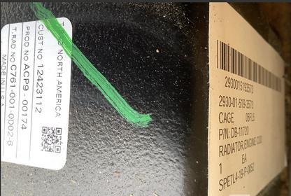 FMTV LMTV RADIATOR 12423112 2930-01-519-3573