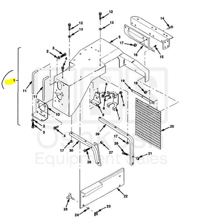 HET M1070 COMPLETE RH ASSEMBLY 2510-01-353-9762 1805140U