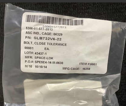 5306-01-577-2813	BOLT,CLOSE TOLERANCE SLB732V6-22 HS6170V6-22