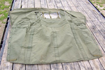 M35A2 2.5 TON CANVAS CAB COVER 12300649 2540-01-155-0104