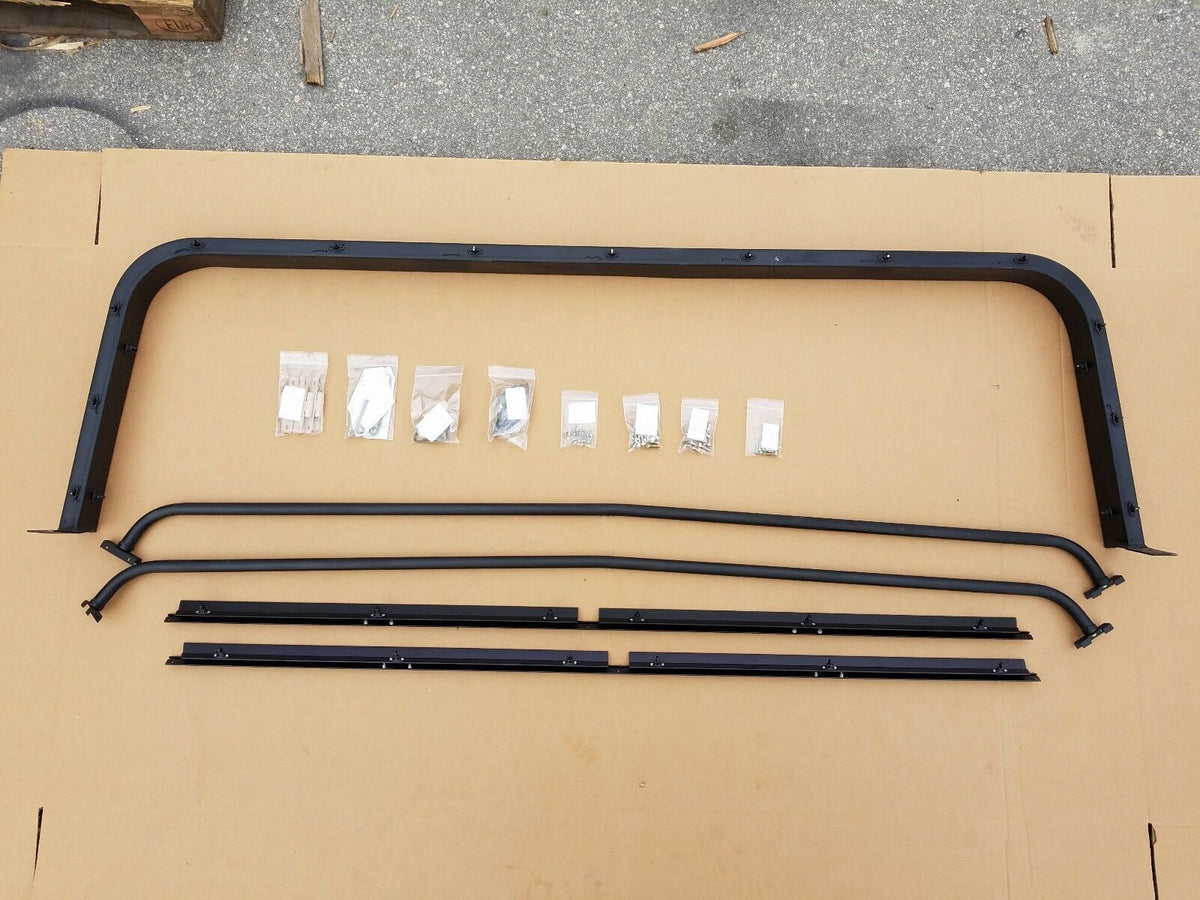 NEW HMMWV 4 Man Soft Top KIT BLACK  Humvee M998  4 Doors, C-Pillar, Bows, Rails