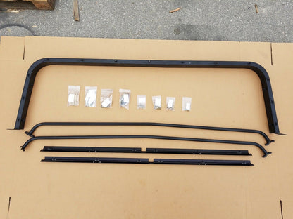 NEW HMMWV 4 Man Soft Top KIT BLACK  Humvee M998  4 Doors, C-Pillar, Bows, Rails