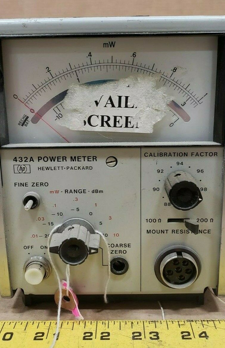 HP  B-52 AIRCRAFT	 Power Meter 6625-00-006-7638 METER,MULTIPLE SCALE