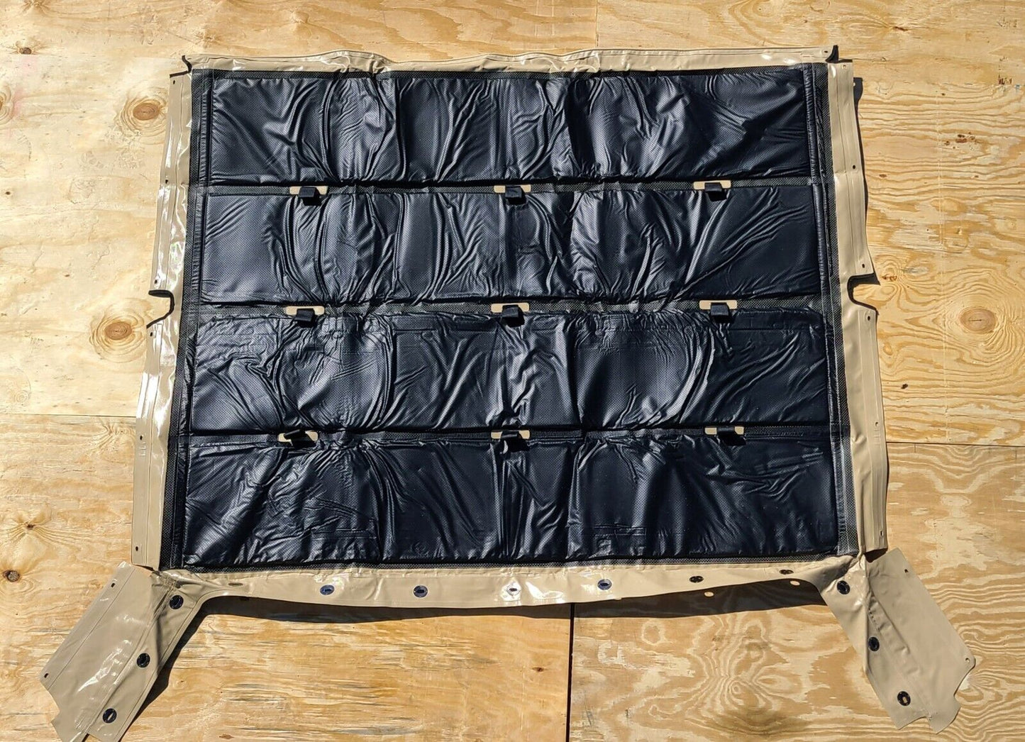 NEW HMMWV 4 Man Soft Top KIT TAN Humvee M998 4 Doors, C-Pillar, Bows, Rails, Roof M1123