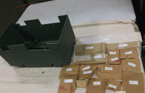 M44 M809 TRUCK DUAL BATTERY BOX KIT 22-3/4L X 12-1/2W X 9-1/2D PLASTIC 12375366