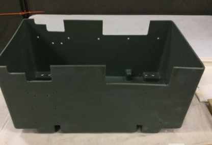 M44 M809 TRUCK DUAL BATTERY BOX KIT 22-3/4L X 12-1/2W X 9-1/2D PLASTIC 12375366